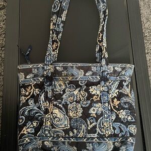 Vera Bradley Blue and Green Floral Tote